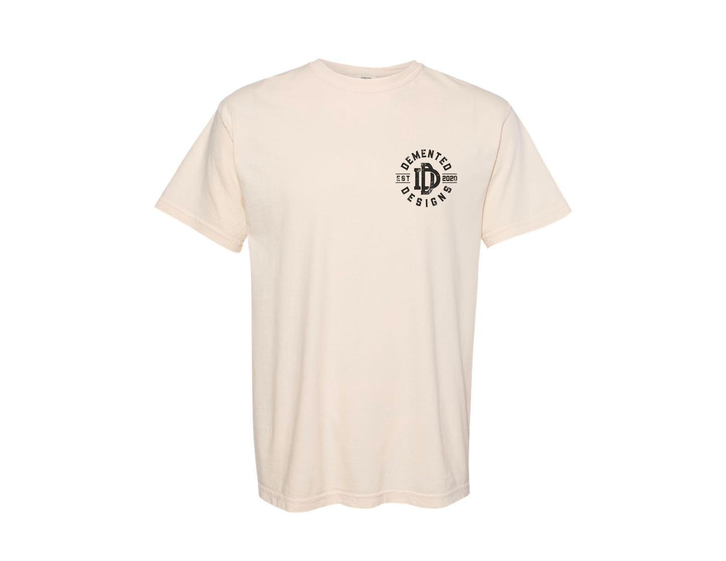 Demented Designs Ivory Logo Tee