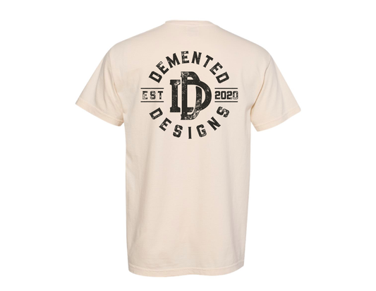 Demented Designs Ivory Logo Tee